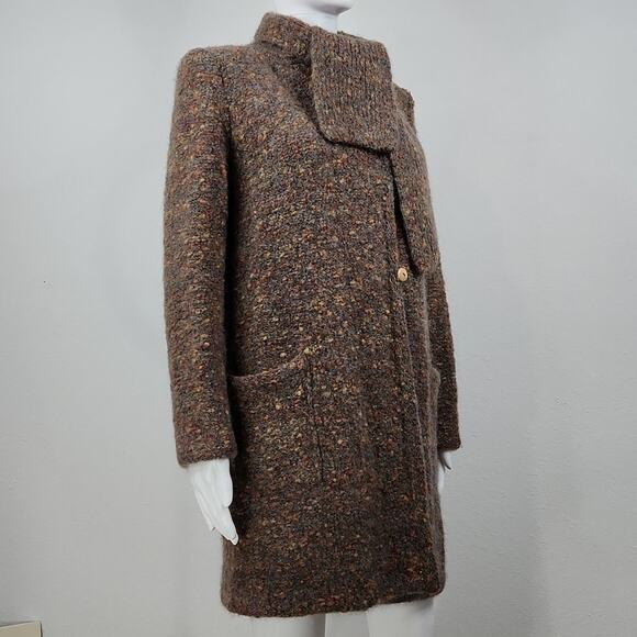 Vintage "Artisan" Wool Knit Sweater Jacket Size Medium - Picture 4 of 15